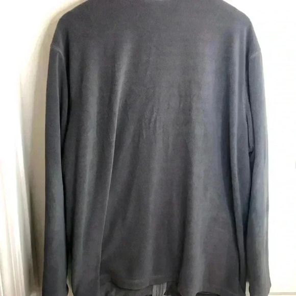 Eddie Bauer Mens Gray Fleece Zip up Jacket size XL - Picture 3 of 4